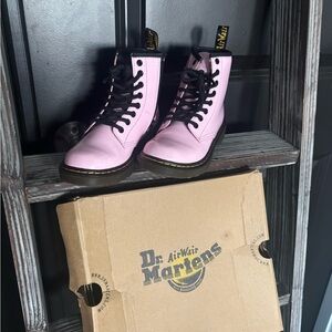 Dr. Martens Light Pink Combat Boots